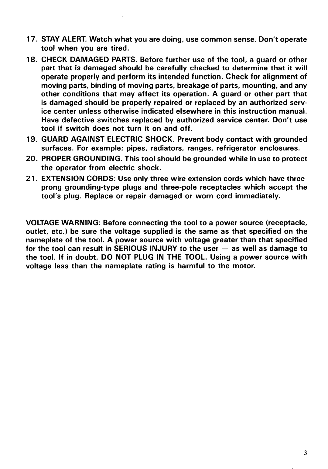 Makita 1001 instruction manual 