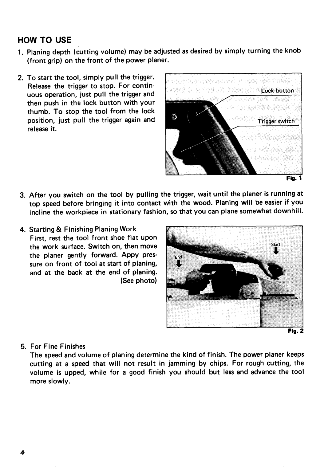 Makita 1805B instruction manual HOW to USE 