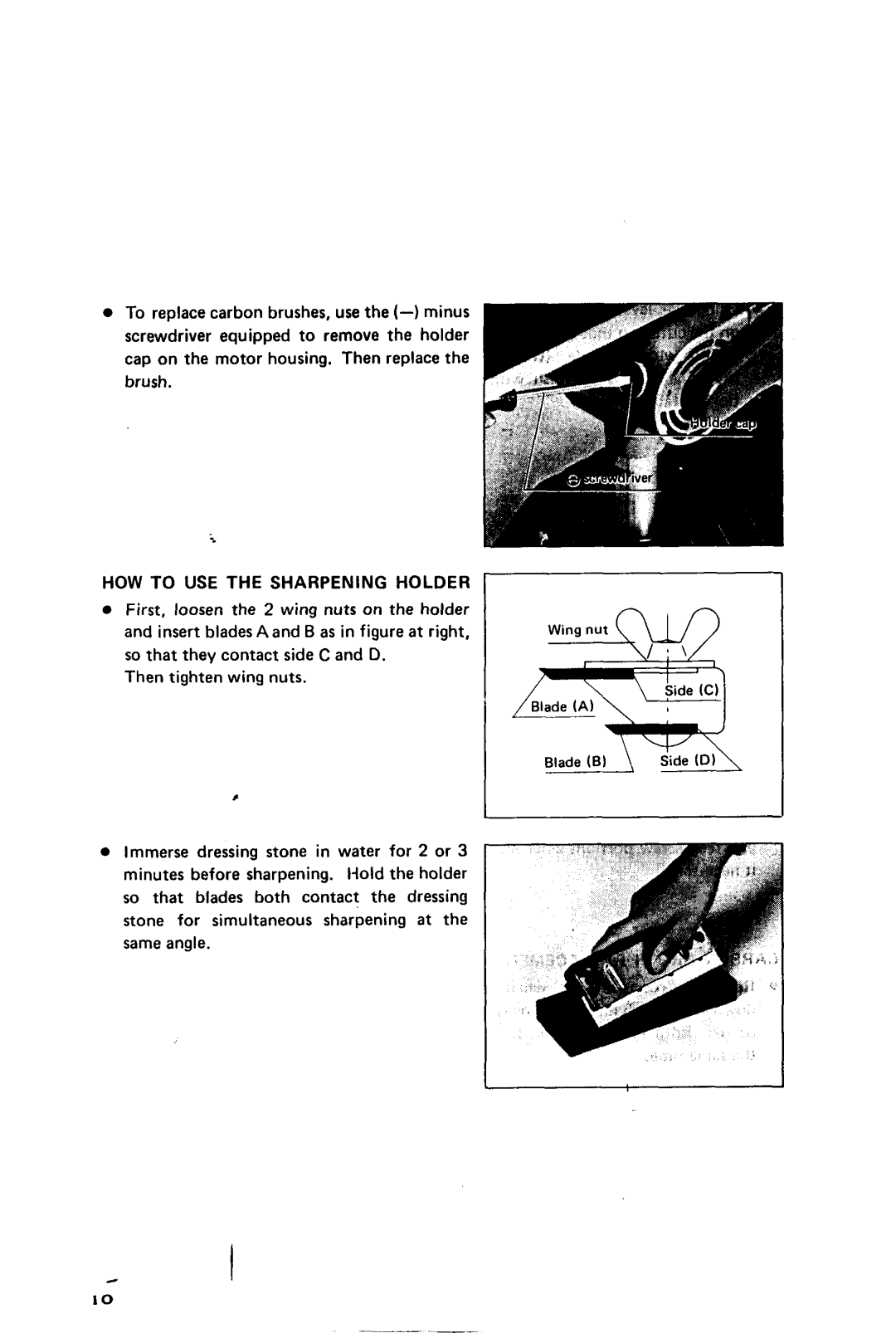 Makita 2004 instruction manual HOW T O USE the Sharpening Holder 