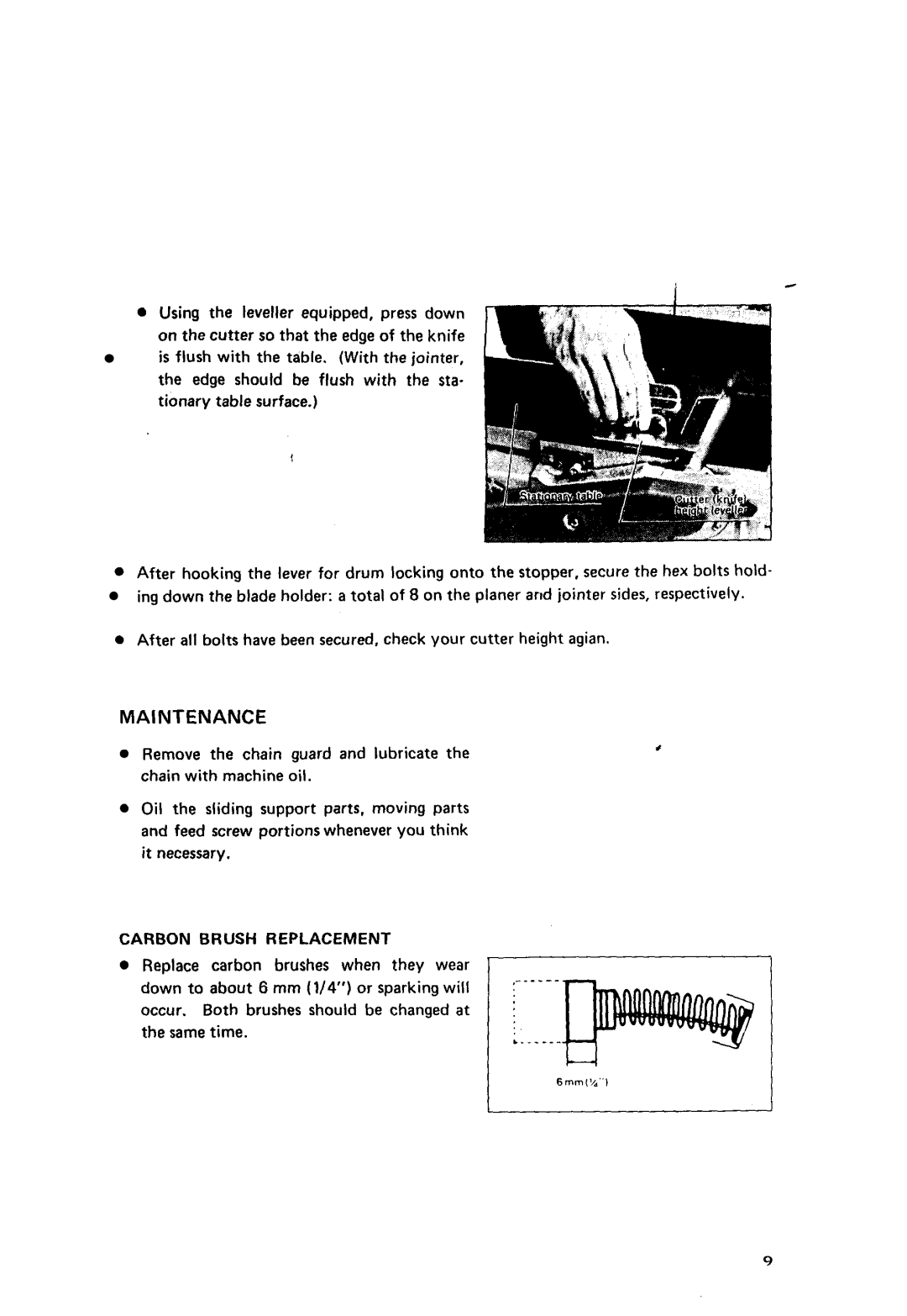 Makita 2004 instruction manual Maintenance 