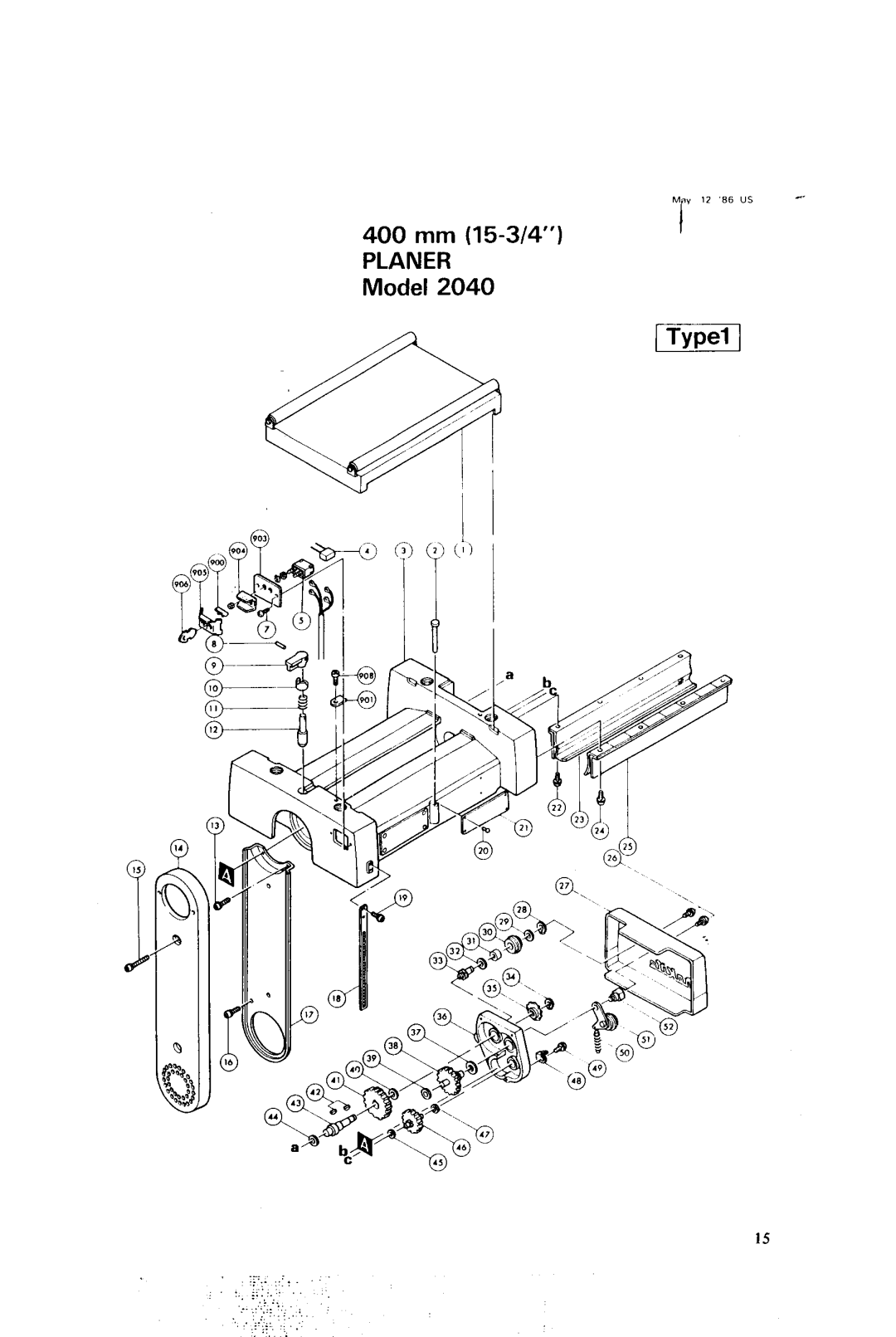 Makita 2040 instruction manual 