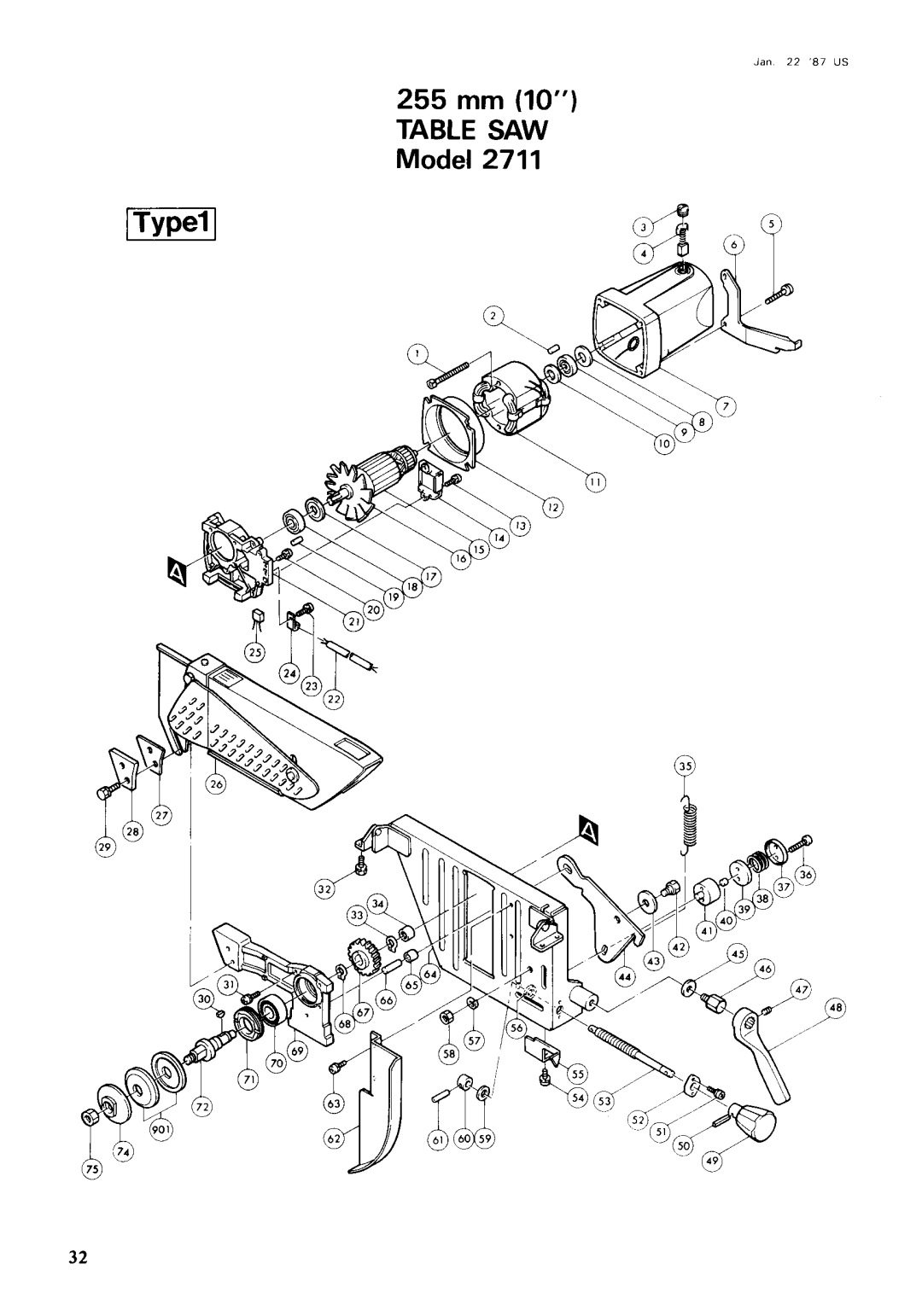 Makita 2711 instruction manual Mm IO 