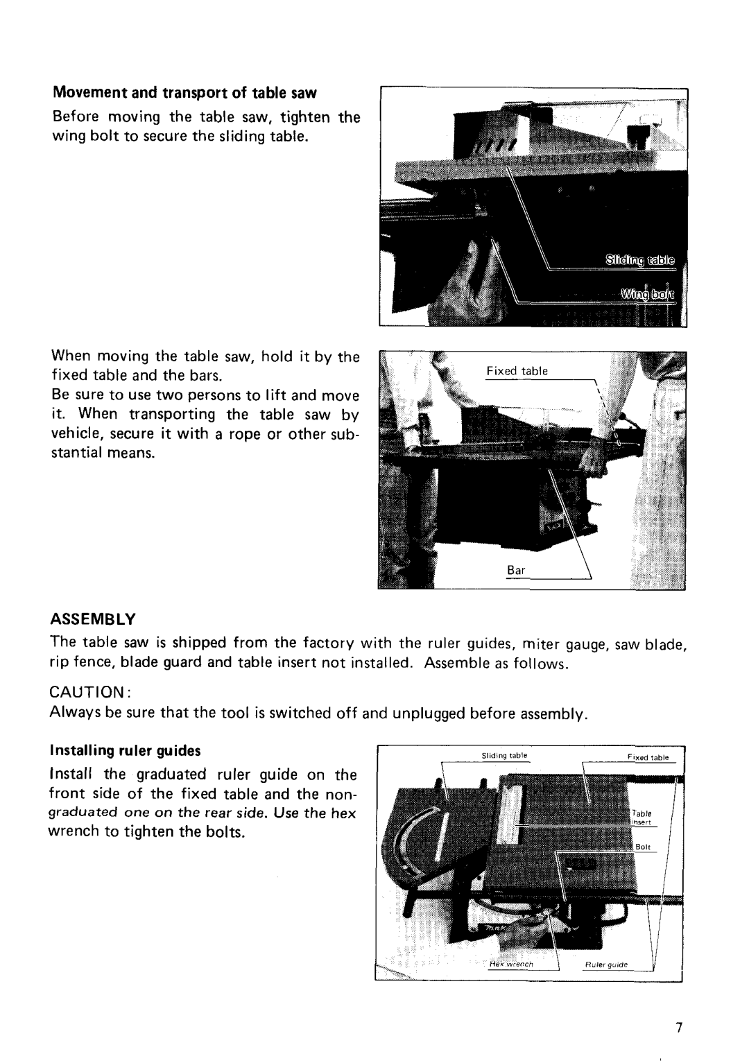 Makita 2711 instruction manual Assembly 