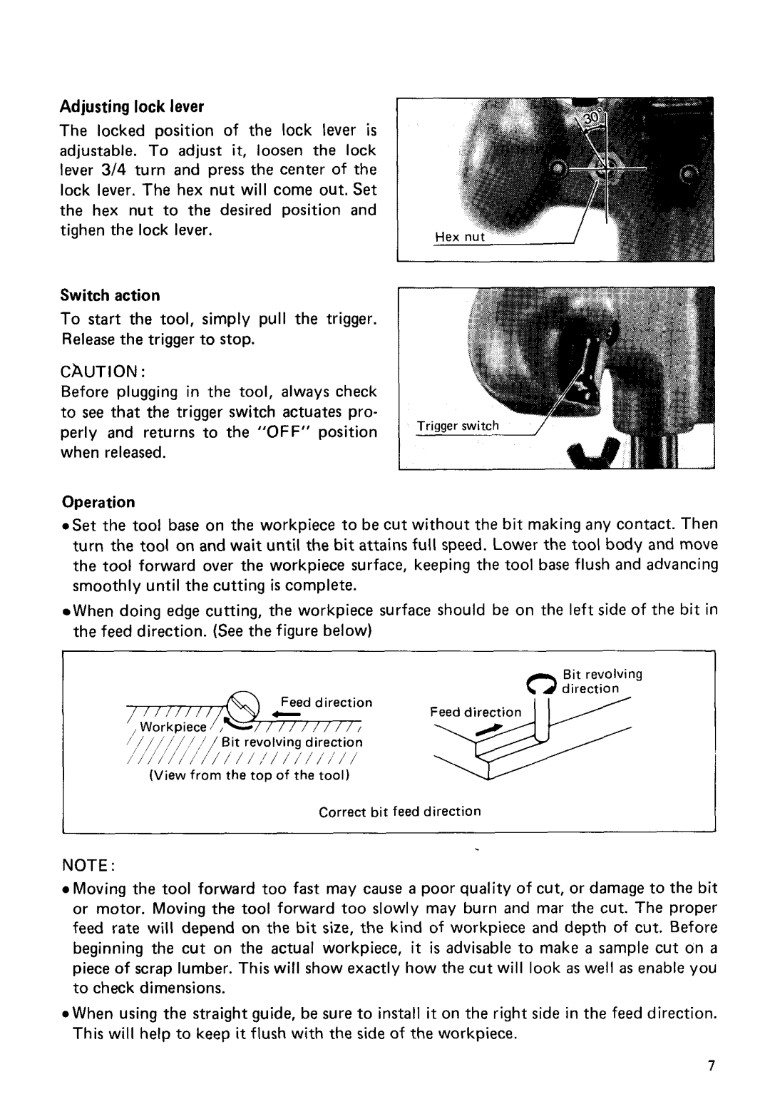 Makita 3620A instruction manual 