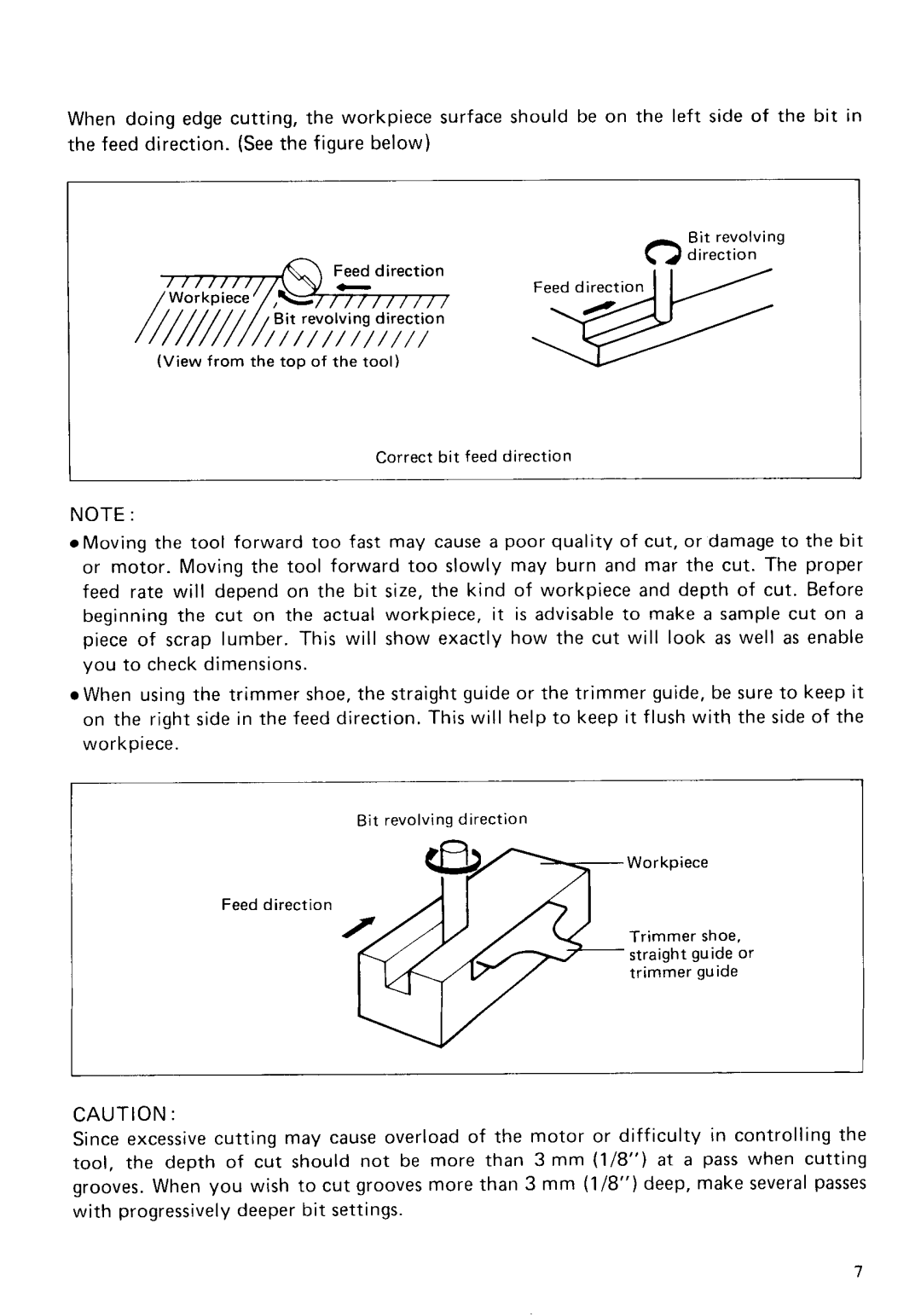 Makita 3702B instruction manual Bit revolving 