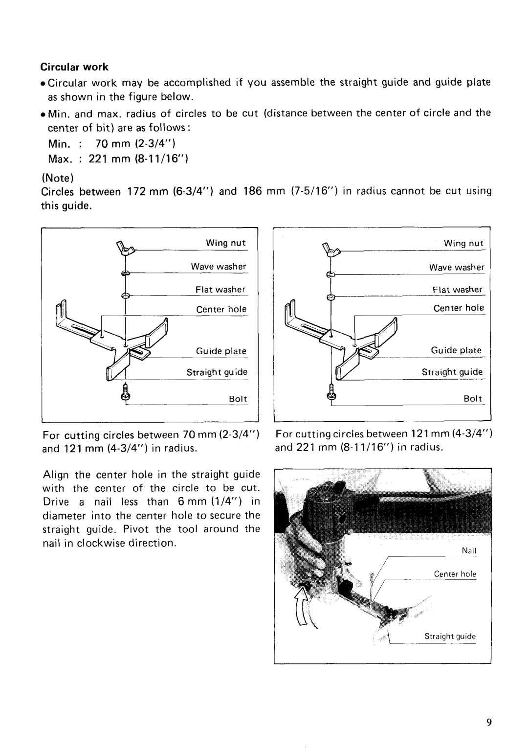 Makita 3702B instruction manual Wave washer Flat washer Bolt 