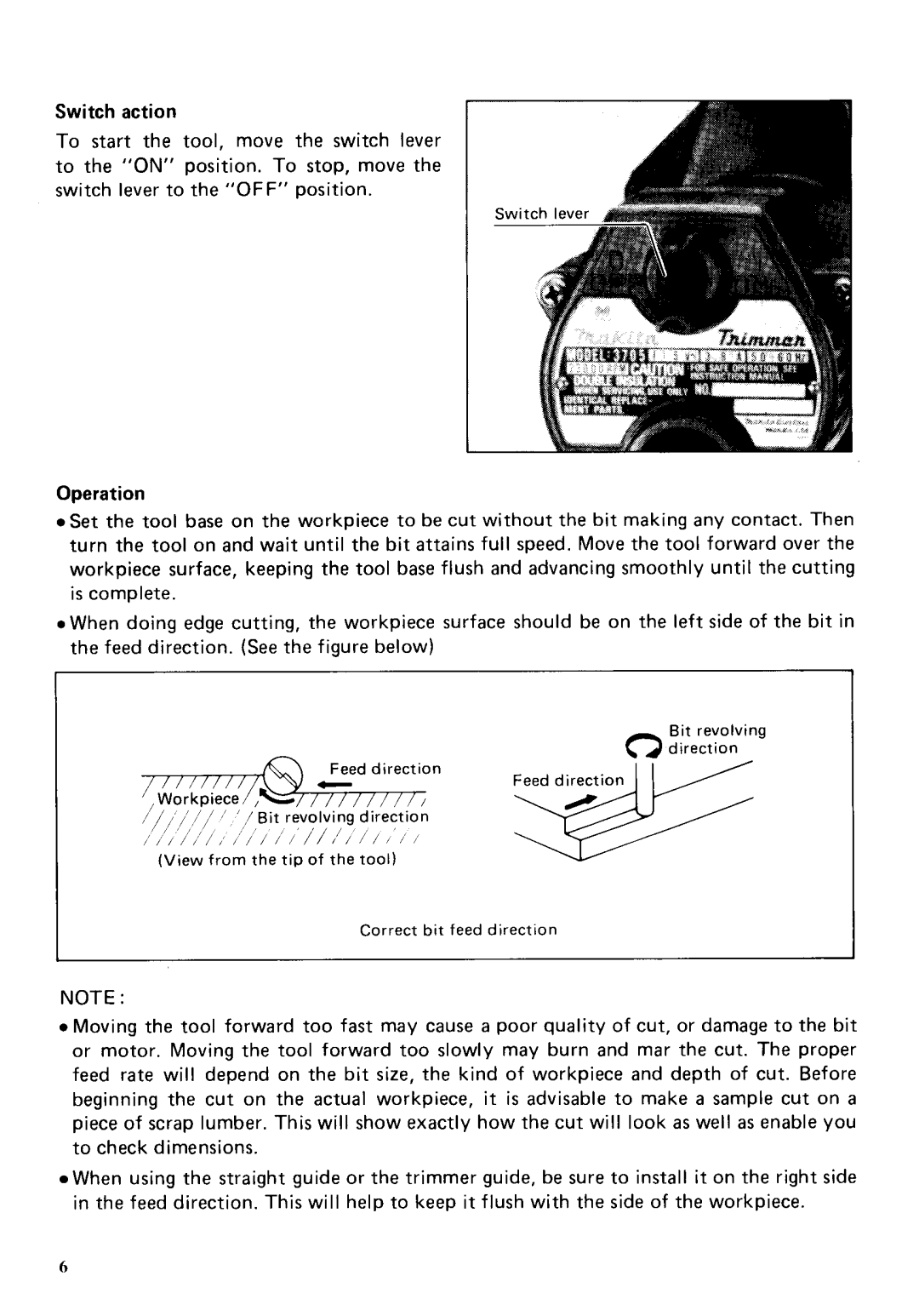 Makita 3705 instruction manual EBw 