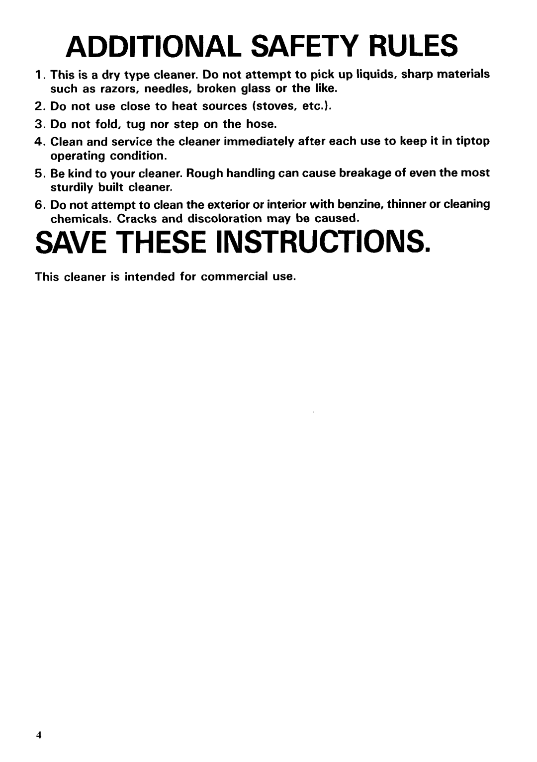 Makita 406 instruction manual Save These Instructions, Additional Safety Rules 