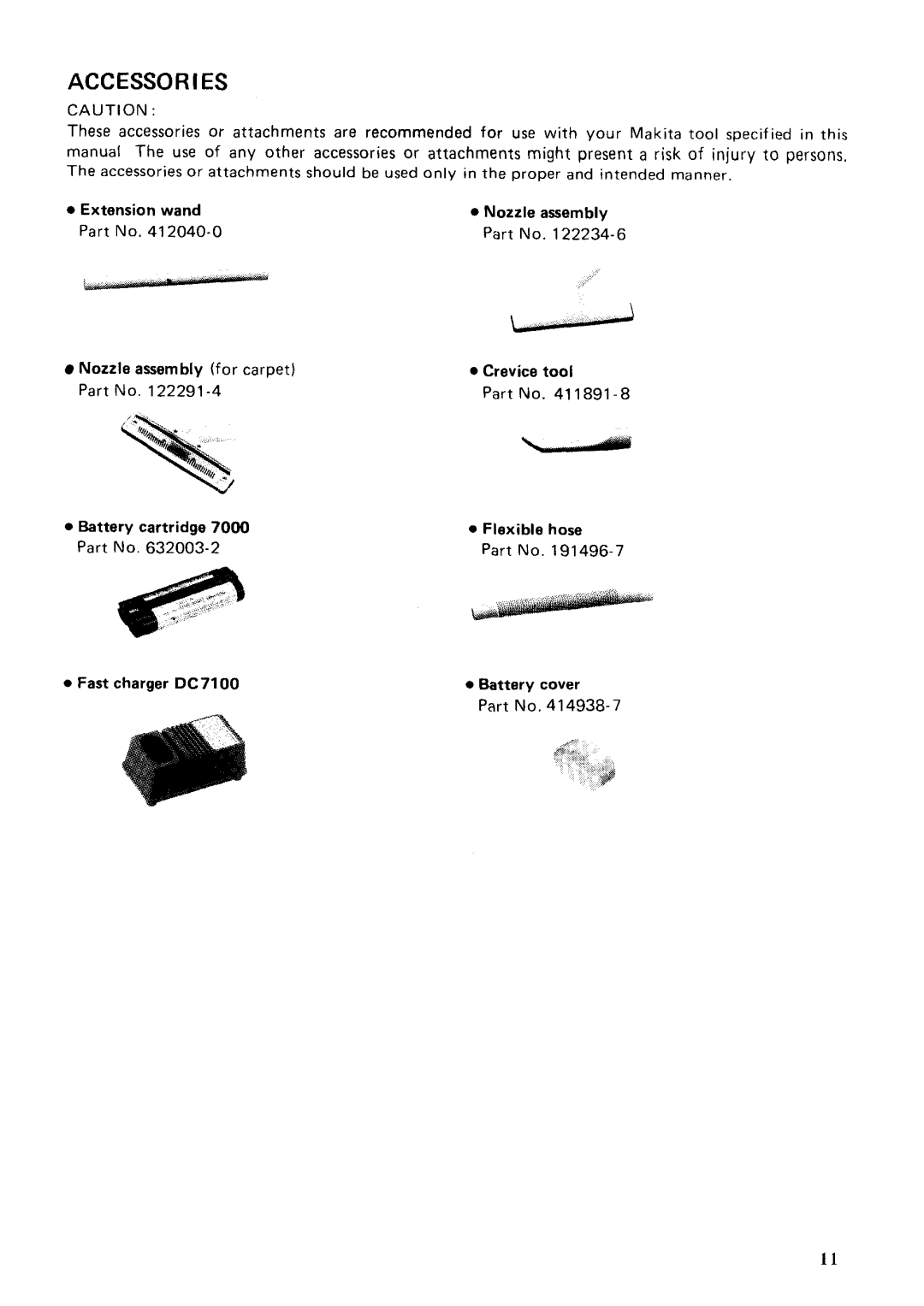 Makita 4071D dimensions Accessor IES 