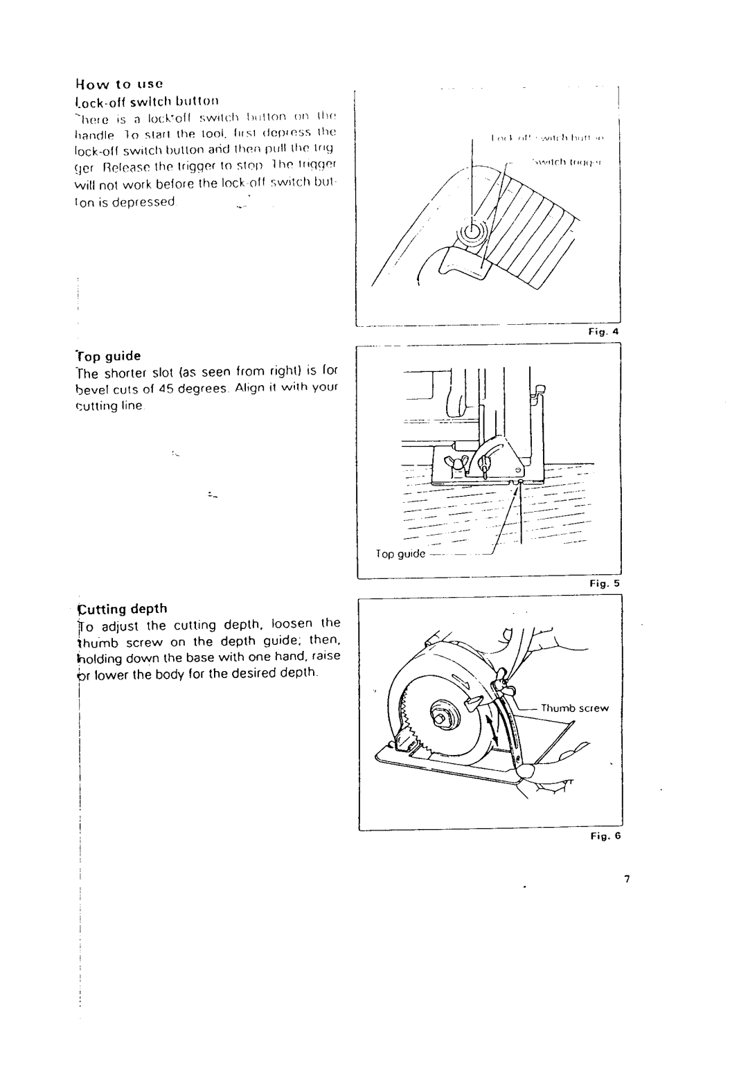 Makita 4200H manual Top guide 