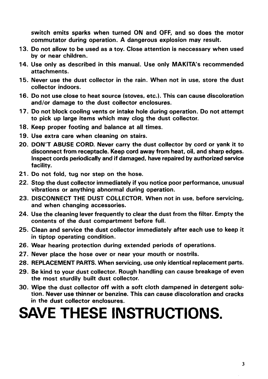 Makita 420S instruction manual 