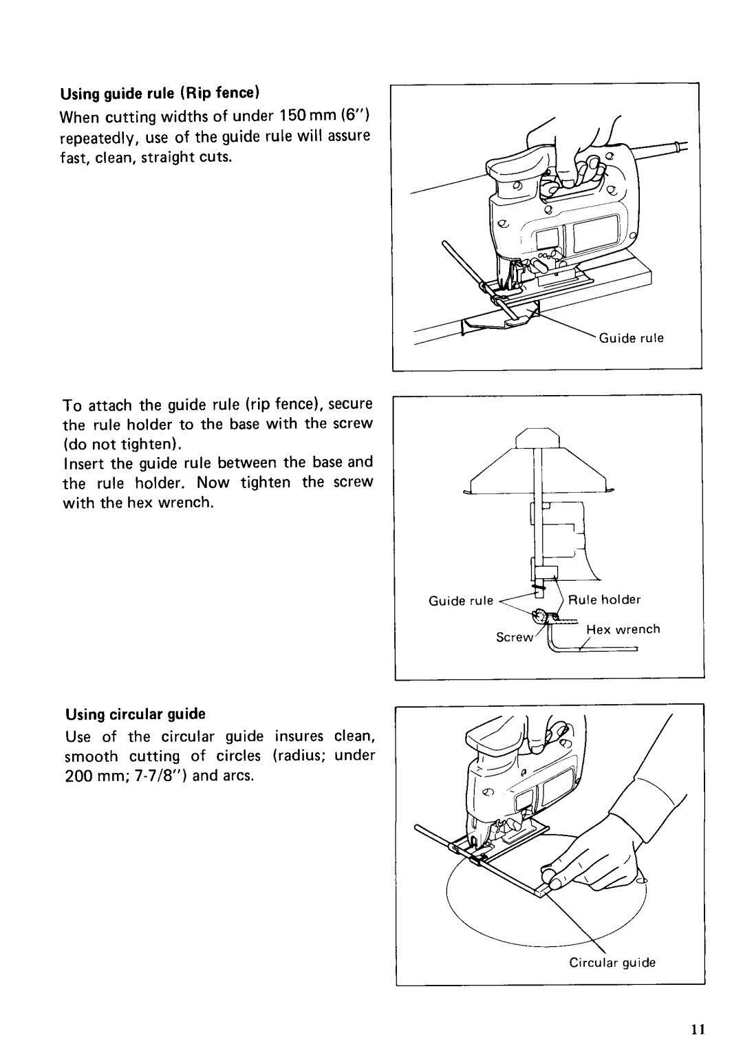 Makita 4303C specifications Guide rule Screw 