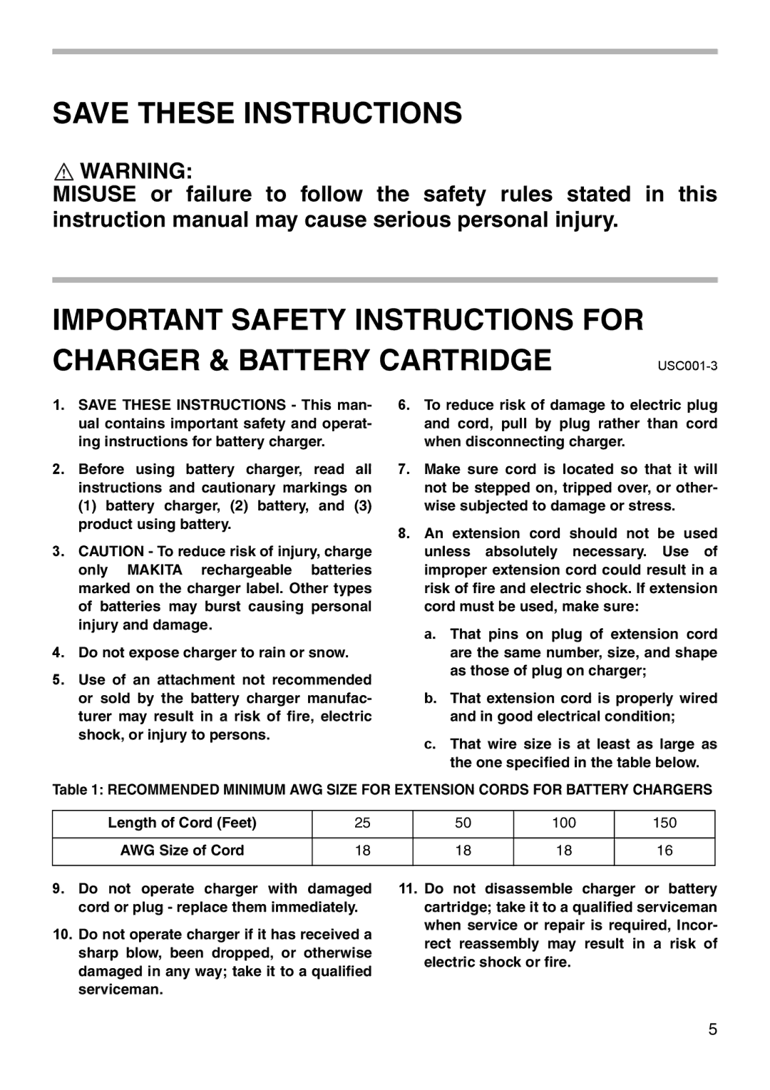 Makita 4390D instruction manual 100 150 