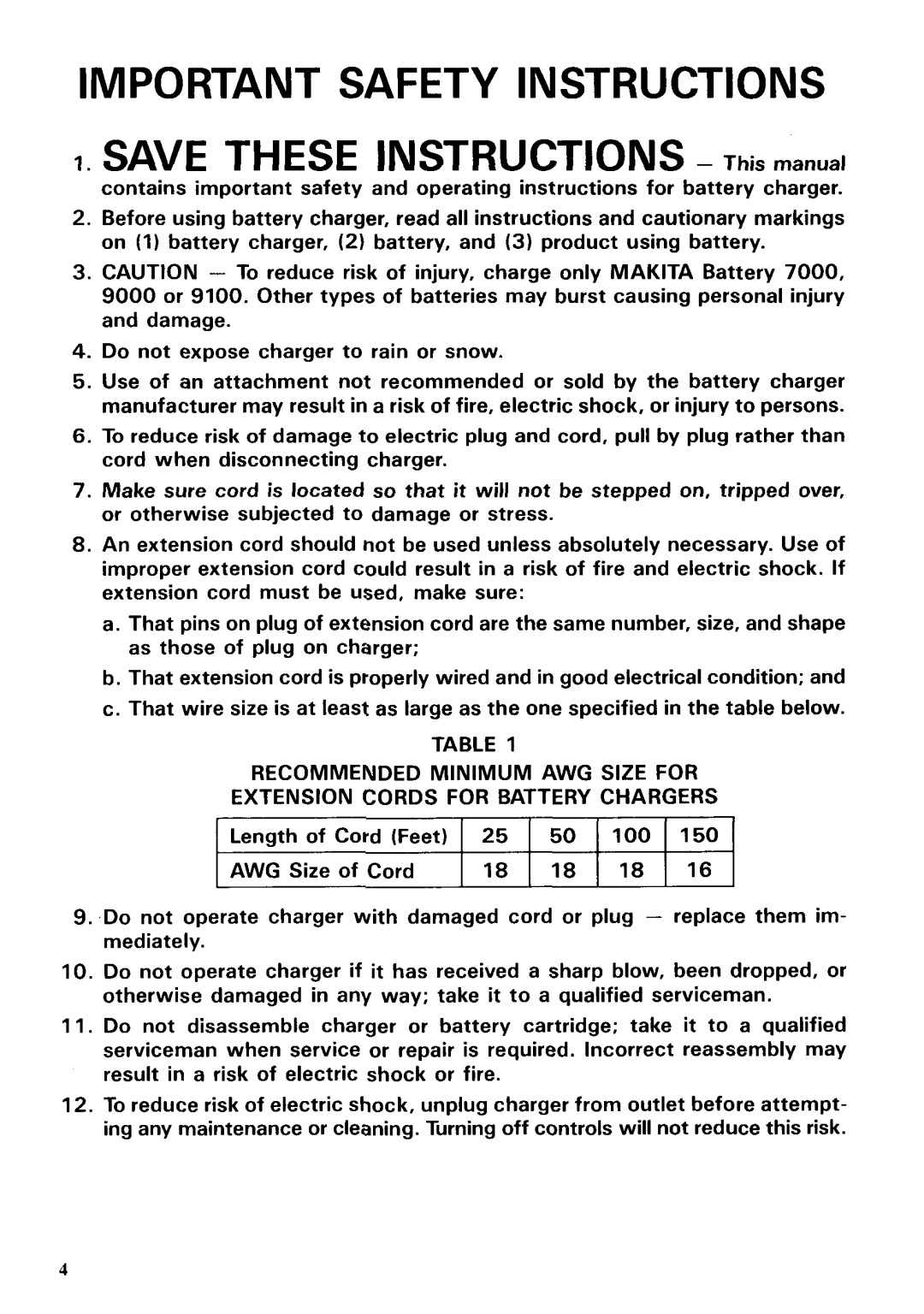 Makita 4399DW specifications 