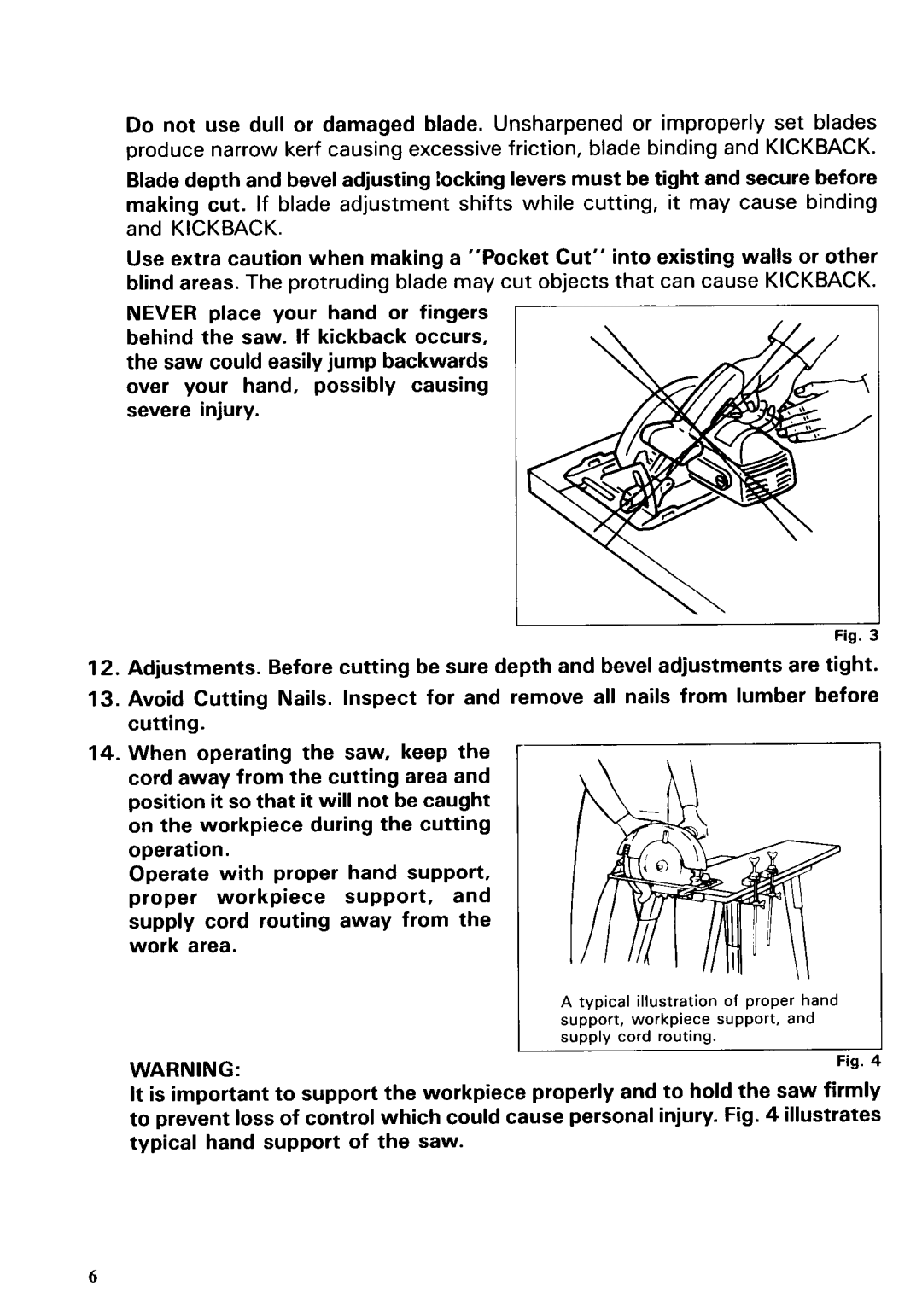 Makita 51778 instruction manual Typical illustration of proper hand 