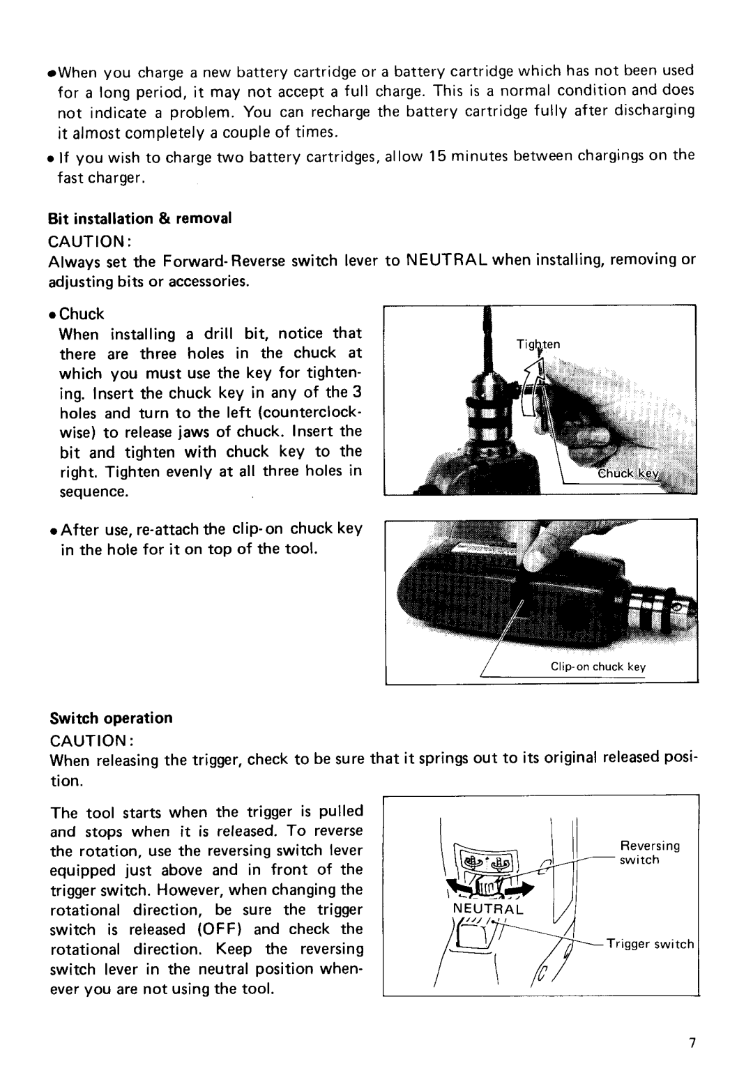 Makita 6012HDW instruction manual Switch is released OFF and check 