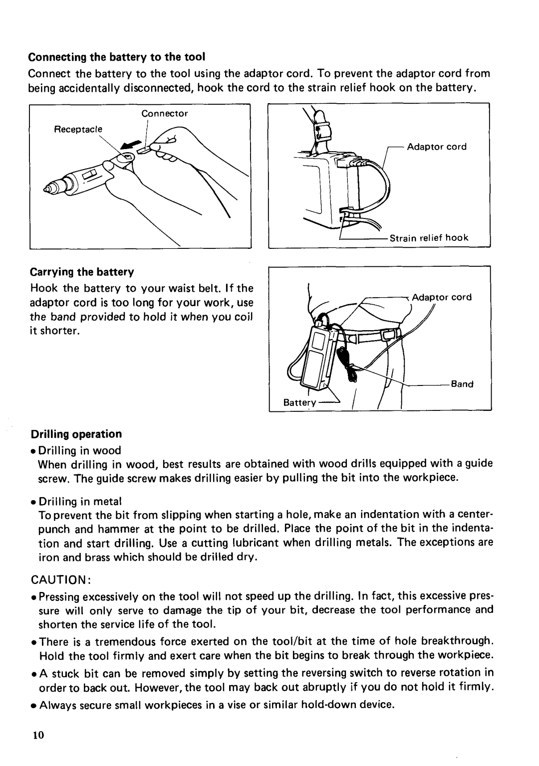 Makita 601DST instruction manual Band 