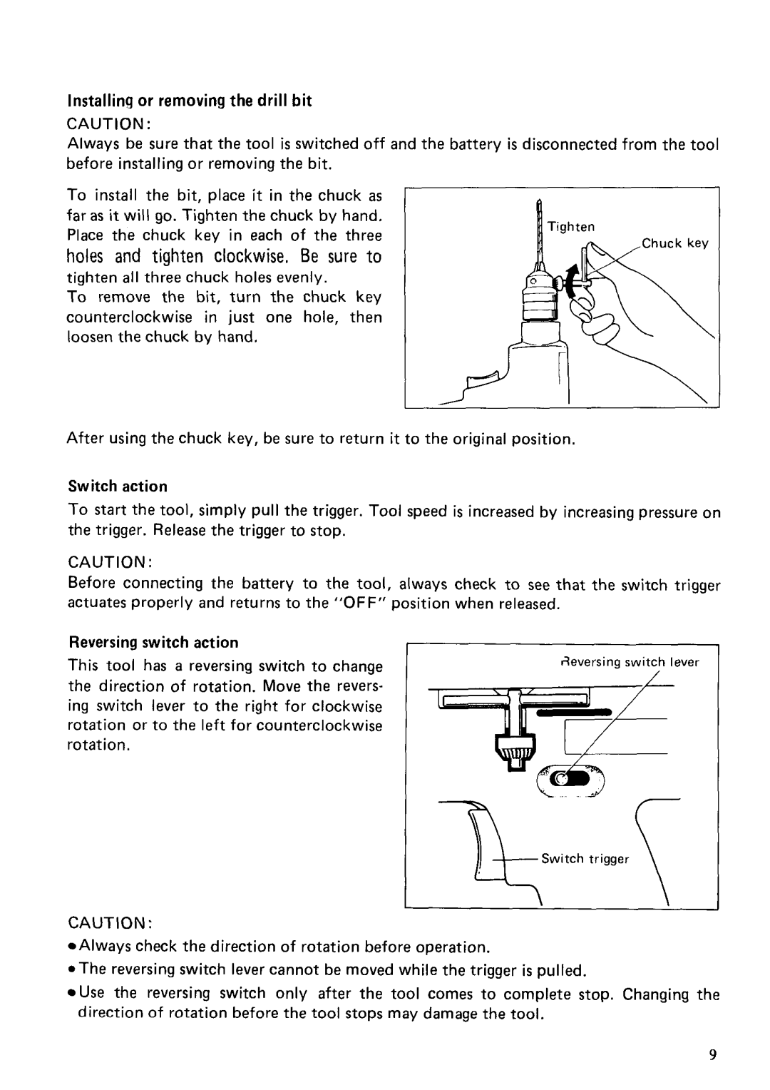 Makita 601DST instruction manual Holes and tighten clockwise. Be sure to 