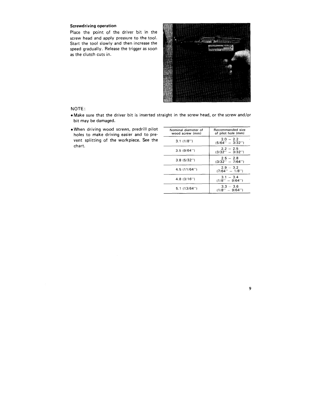 Makita 6075DW instruction manual Screwdriving operation 