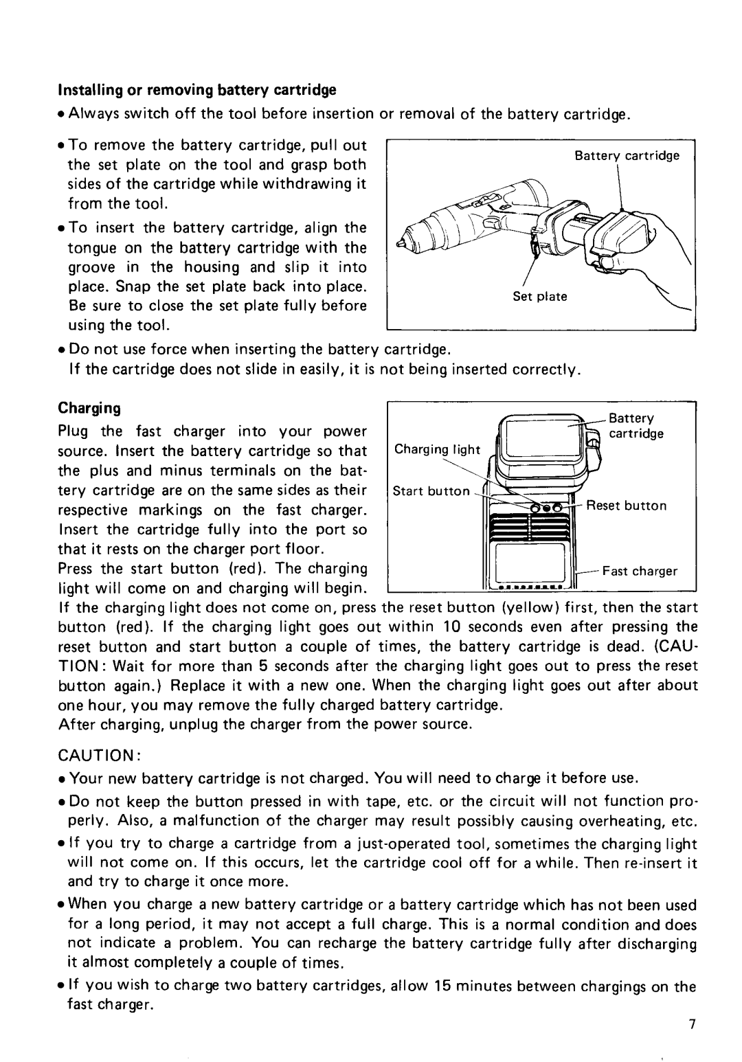 Makita 6221DW instruction manual Installing or removing battery cartridge 