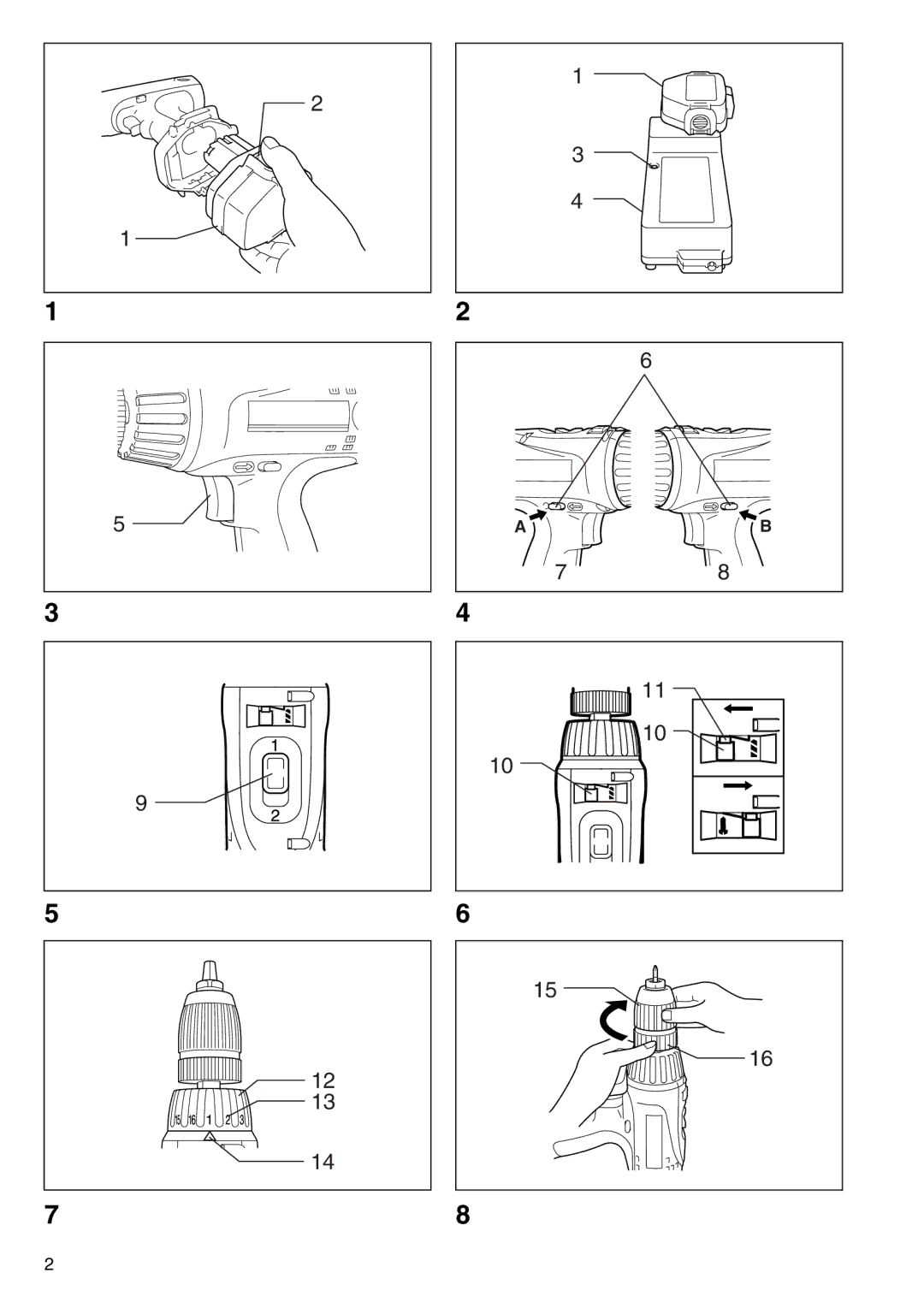 Makita 6317D, 6347D, 6337D, 6217D, 6207D instruction manual 