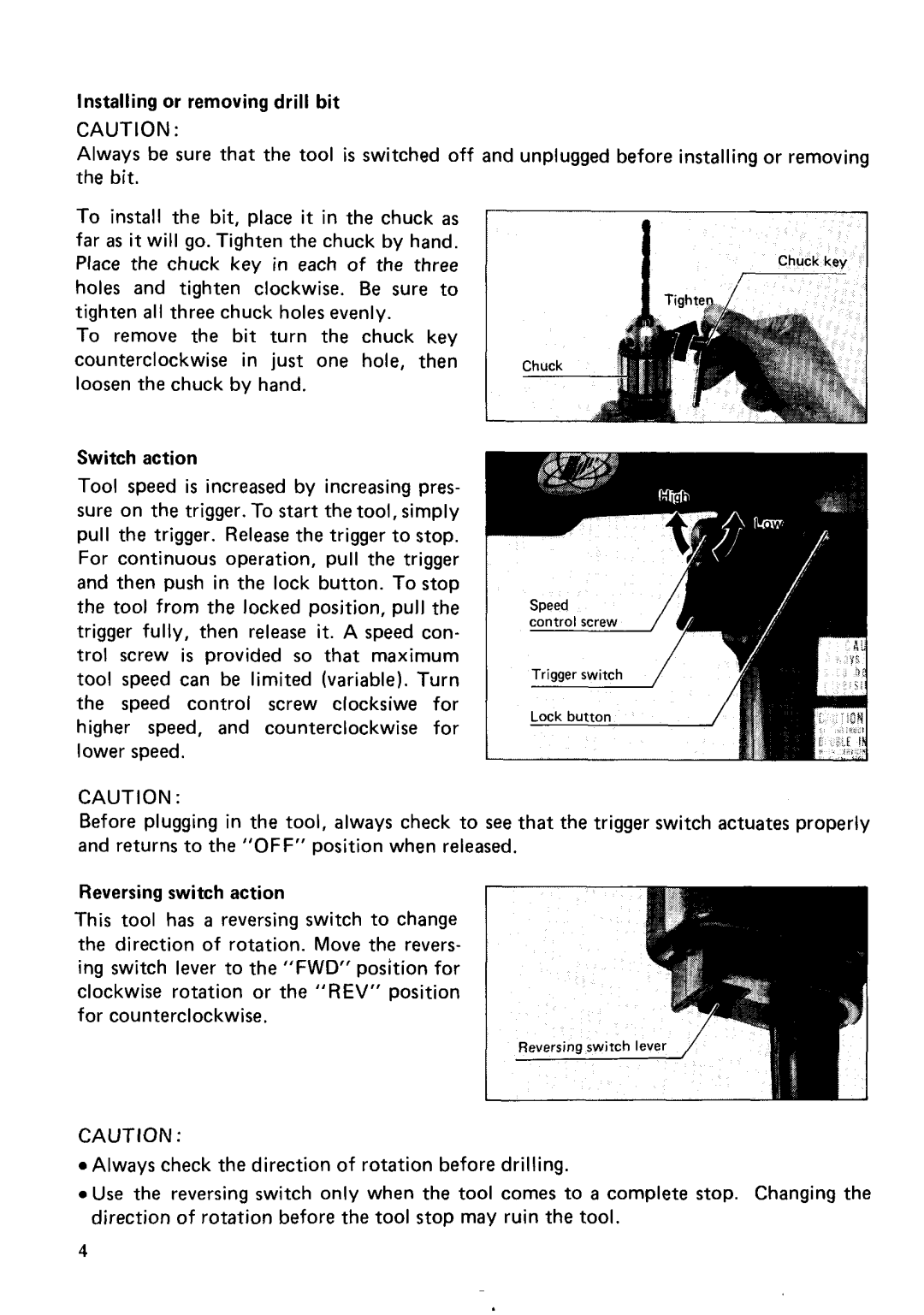 Makita 6402 instruction manual 