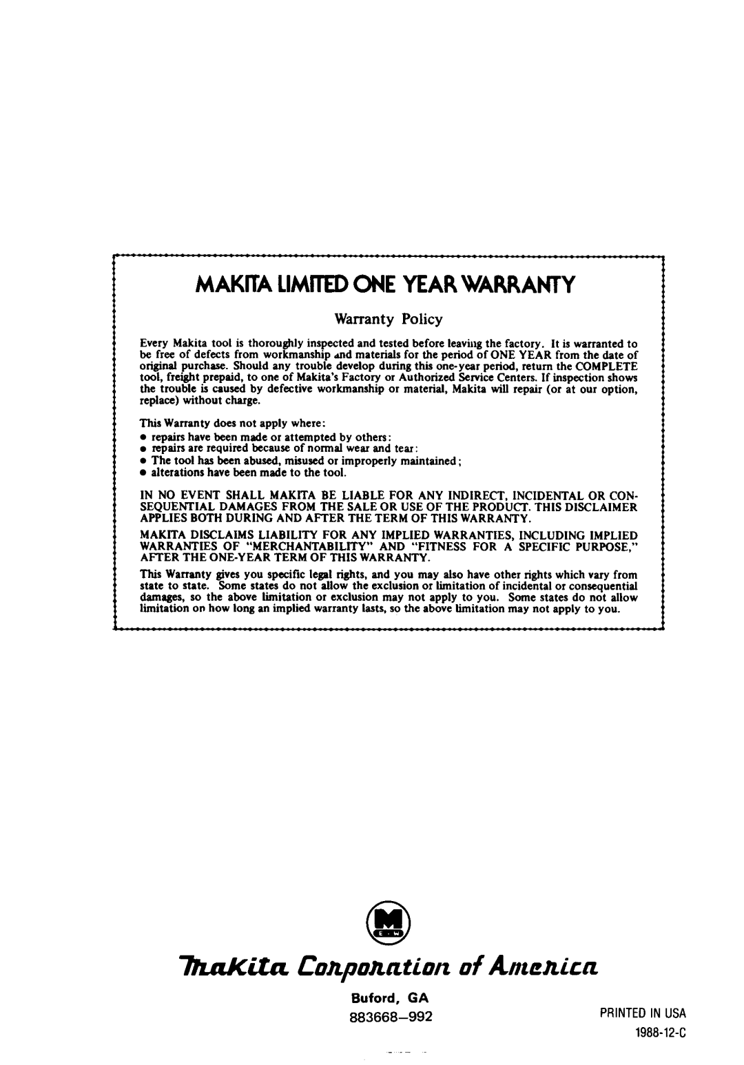 Makita 6402 instruction manual Itacohponntion of Antehirn 