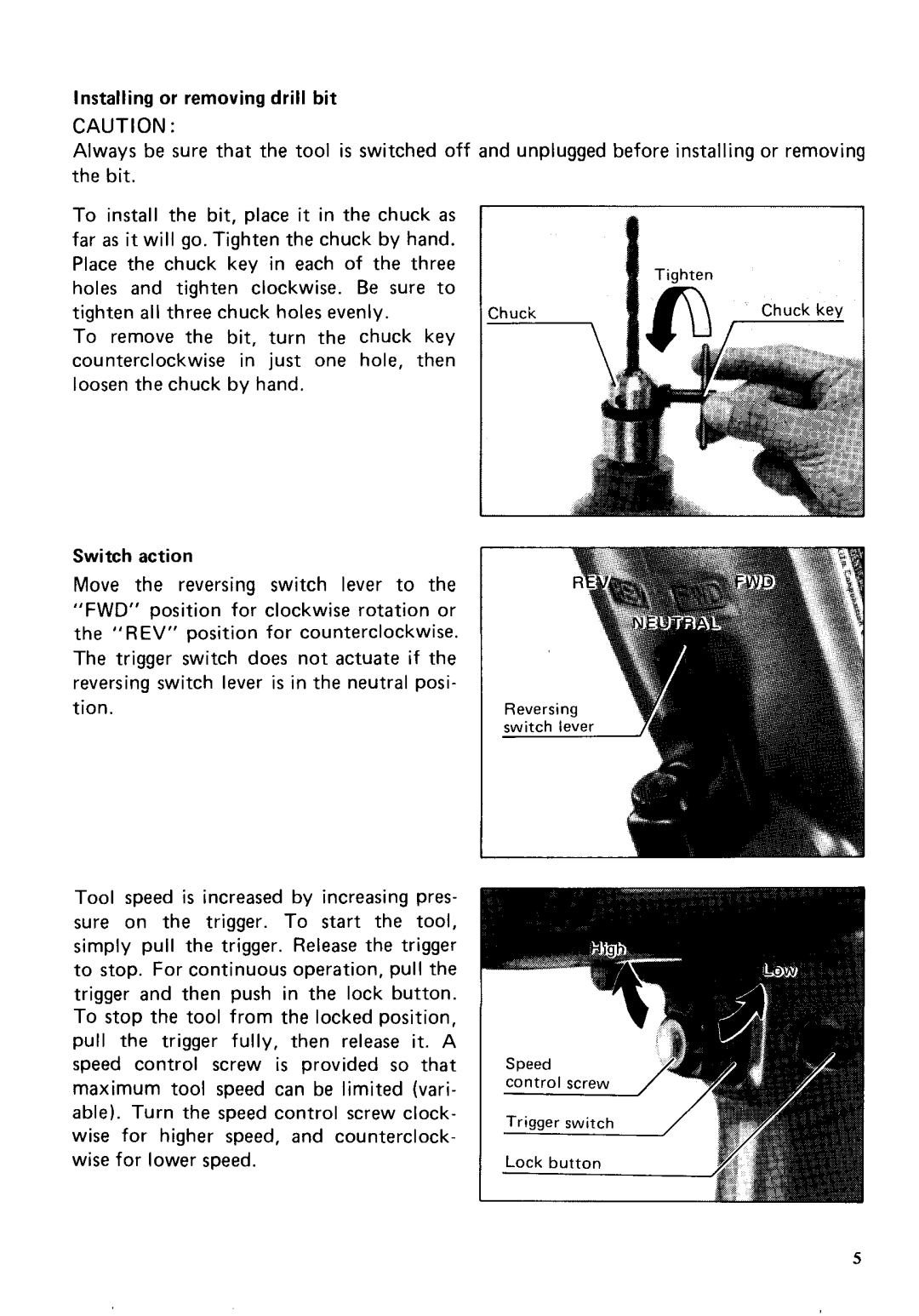 Makita 6404 instruction manual 