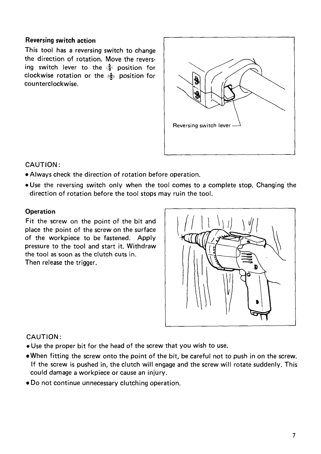 Makita 6805BV instruction manual Reversing switch lever 