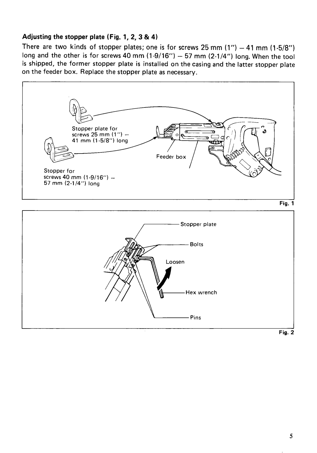 Makita 6832 instruction manual Adjusting the stopper plate , 2, 3 