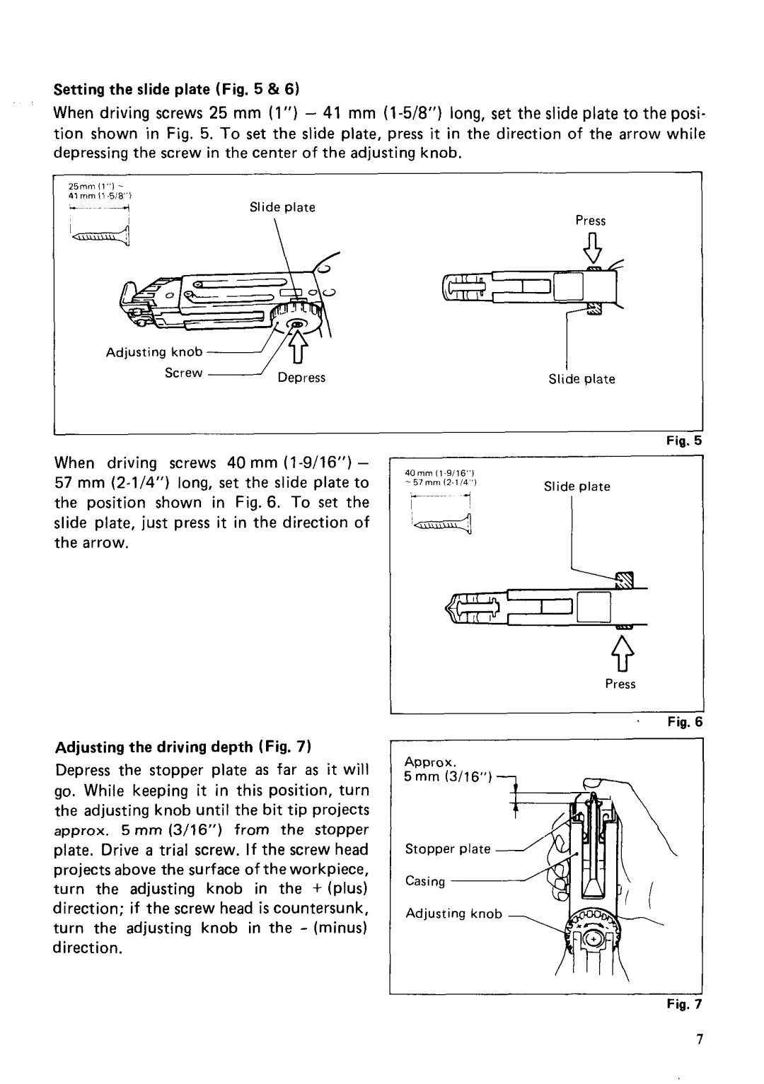 Makita 6832 instruction manual Adjusting knob l L z e s s 