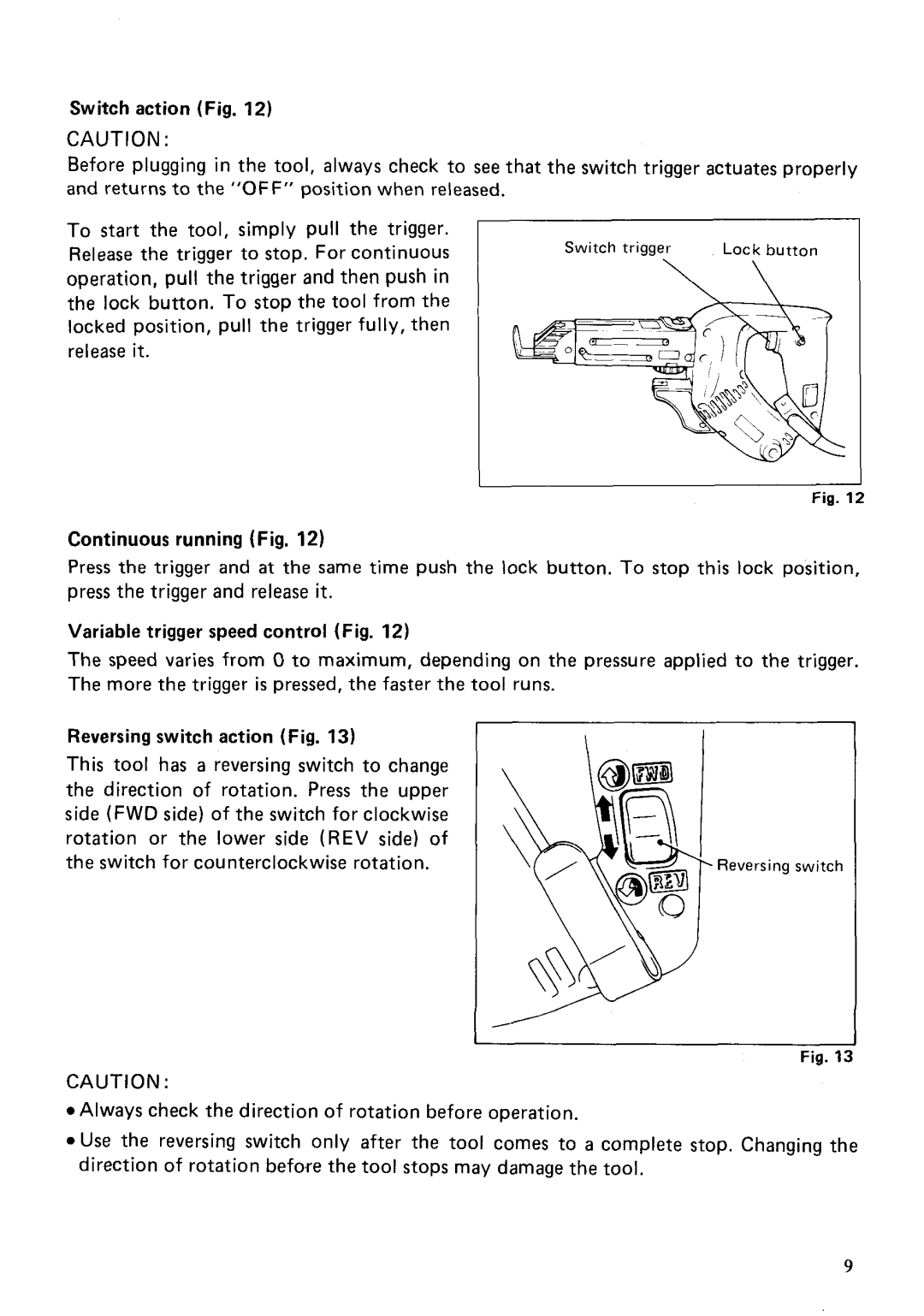 Makita 6832 instruction manual Switch t r i g g e k L o c y u t t o n 