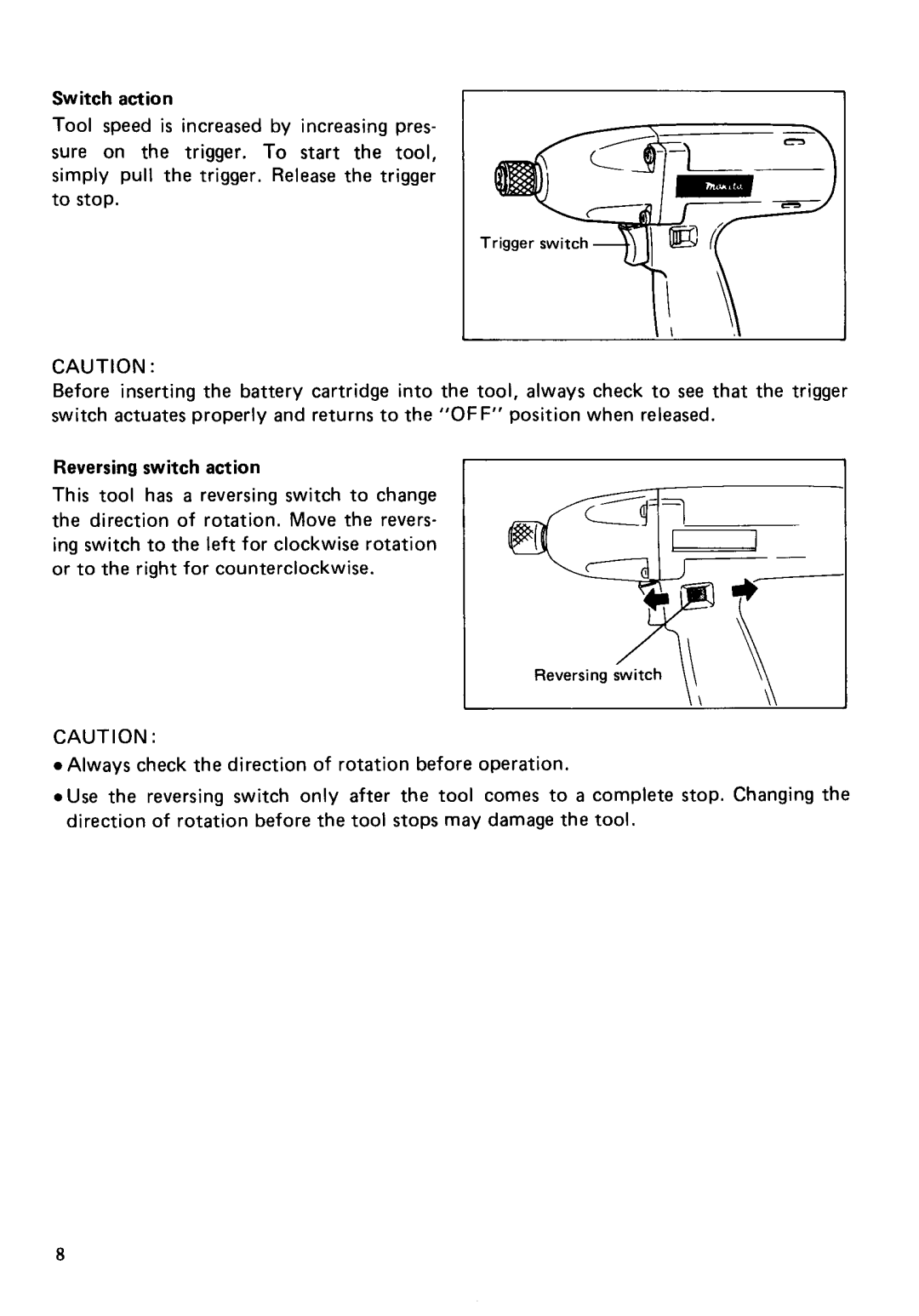 Makita 6911DW instruction manual 