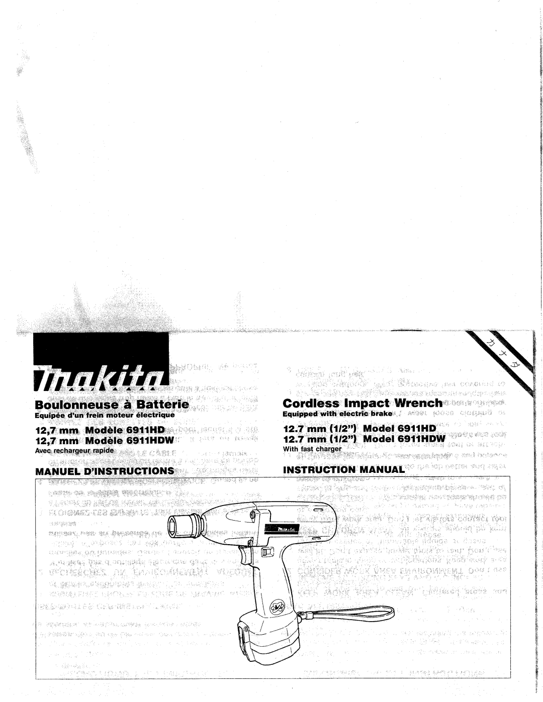 Makita 6911HDW manual 