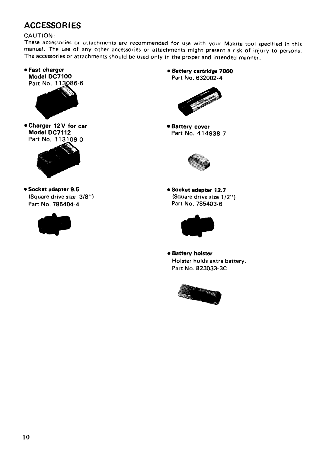 Makita 6912D specifications ACCESS0 R IES 