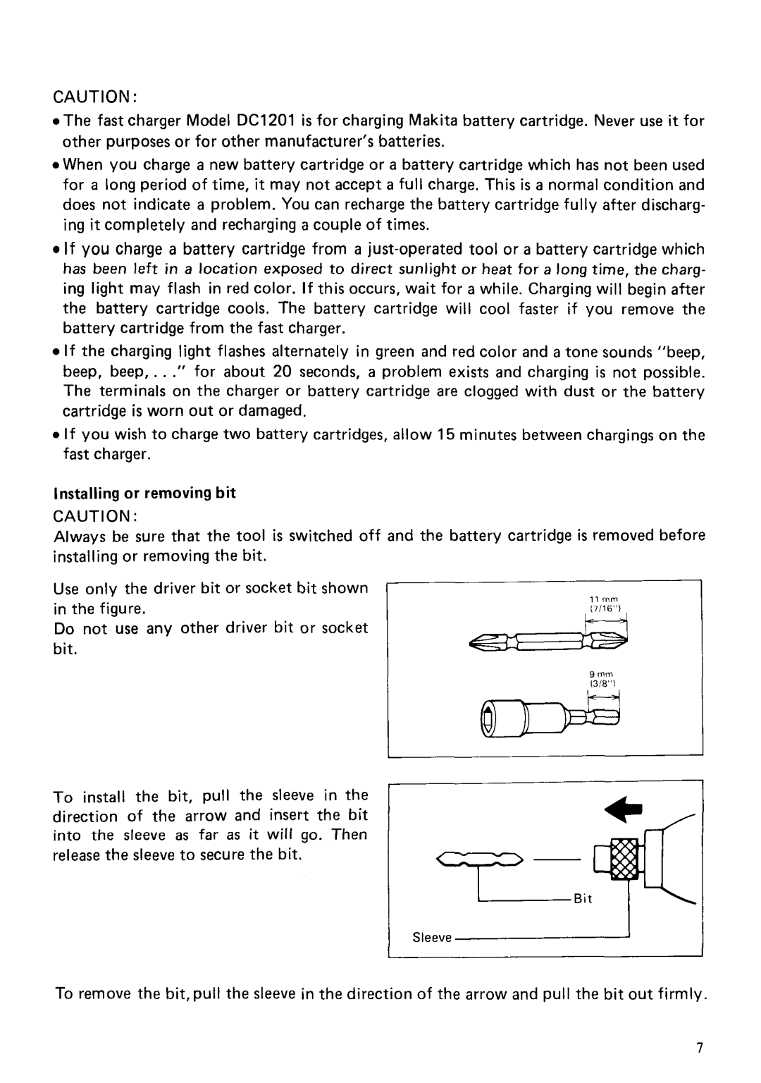 Makita 6913DWG instruction manual Sleeve 