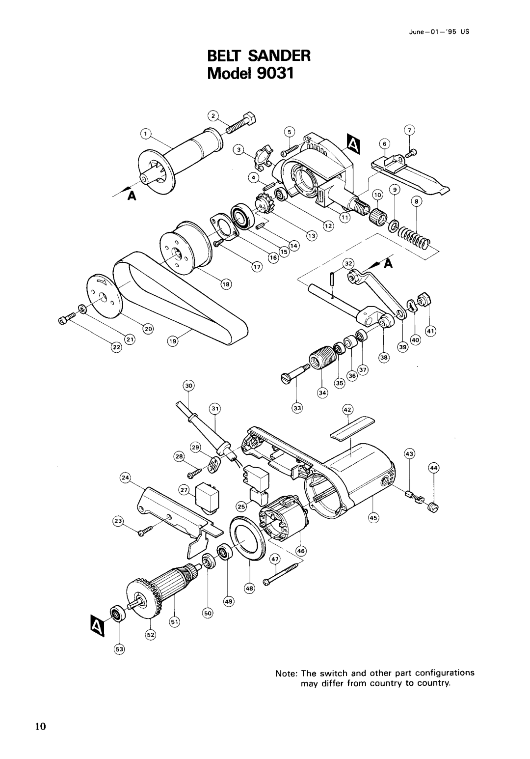 Makita 9031 instruction manual Model 