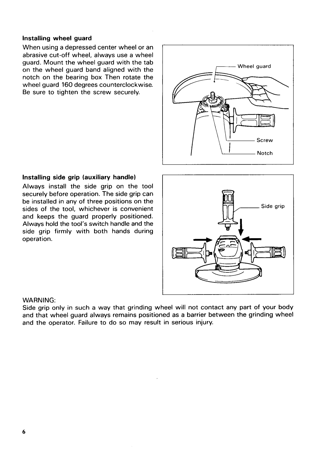 Makita 9049, 9047L instruction manual 