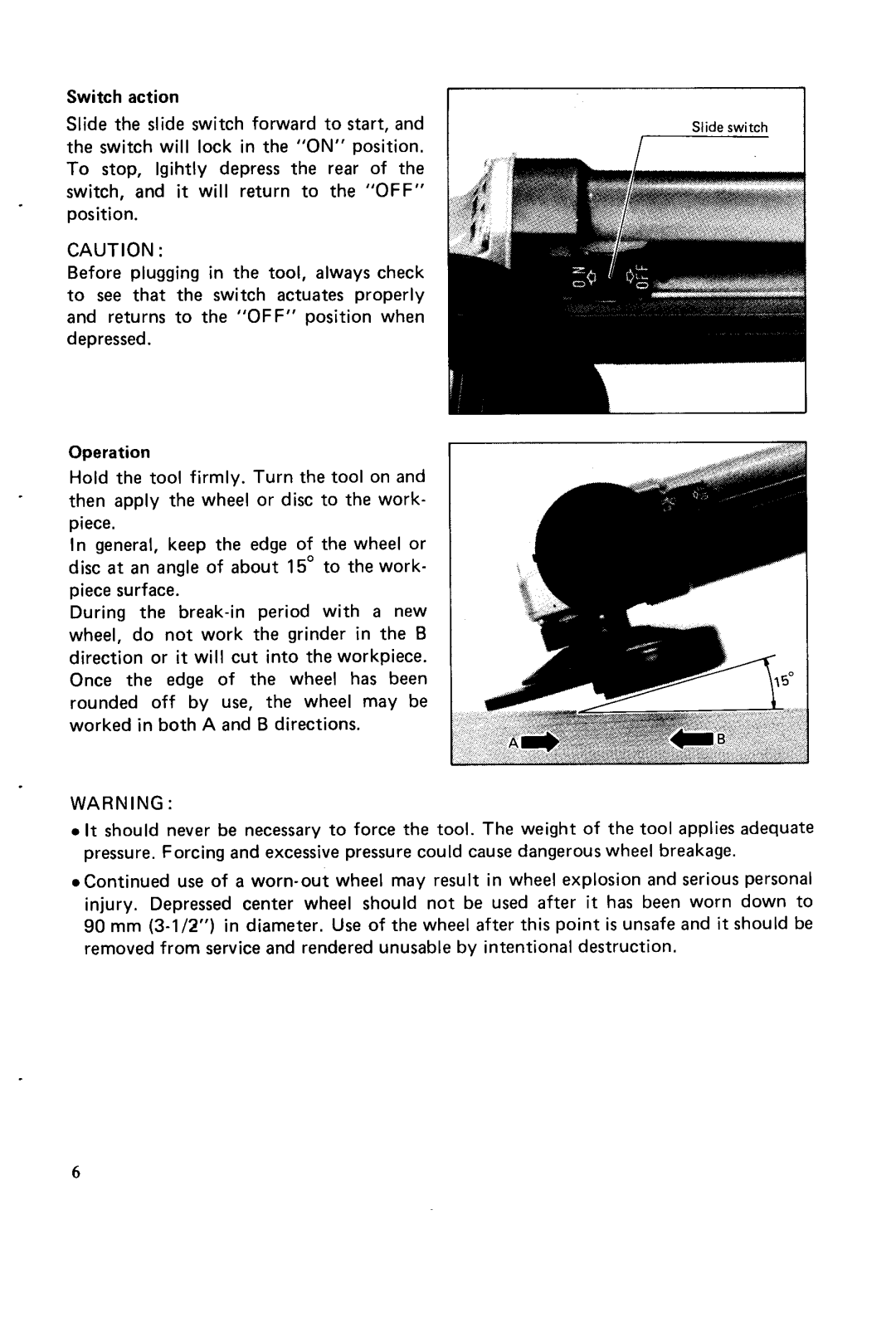 Makita 9505BH instruction manual 