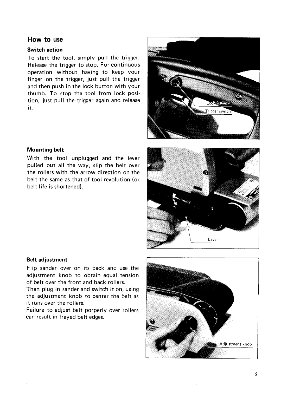 Makita 9900B specifications How to use 