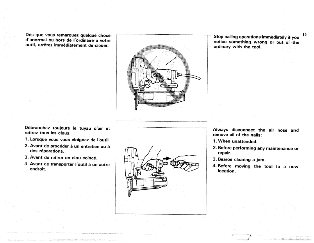 Makita AF502 manual 