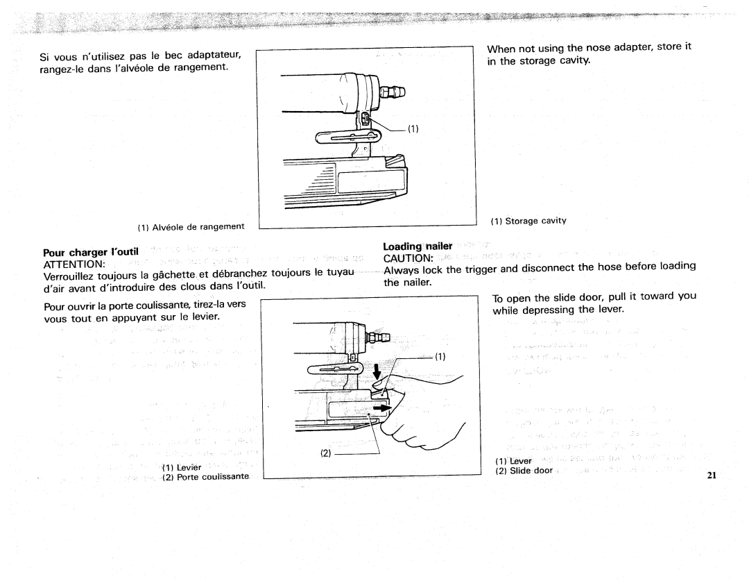 Makita AF502 manual 