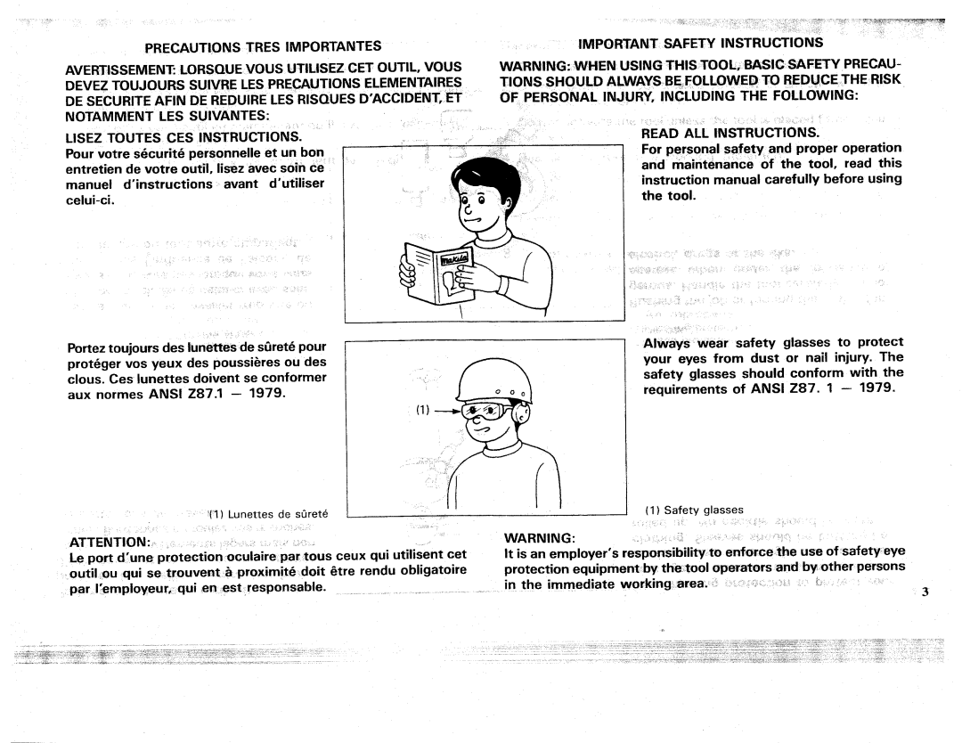 Makita AF502 manual 