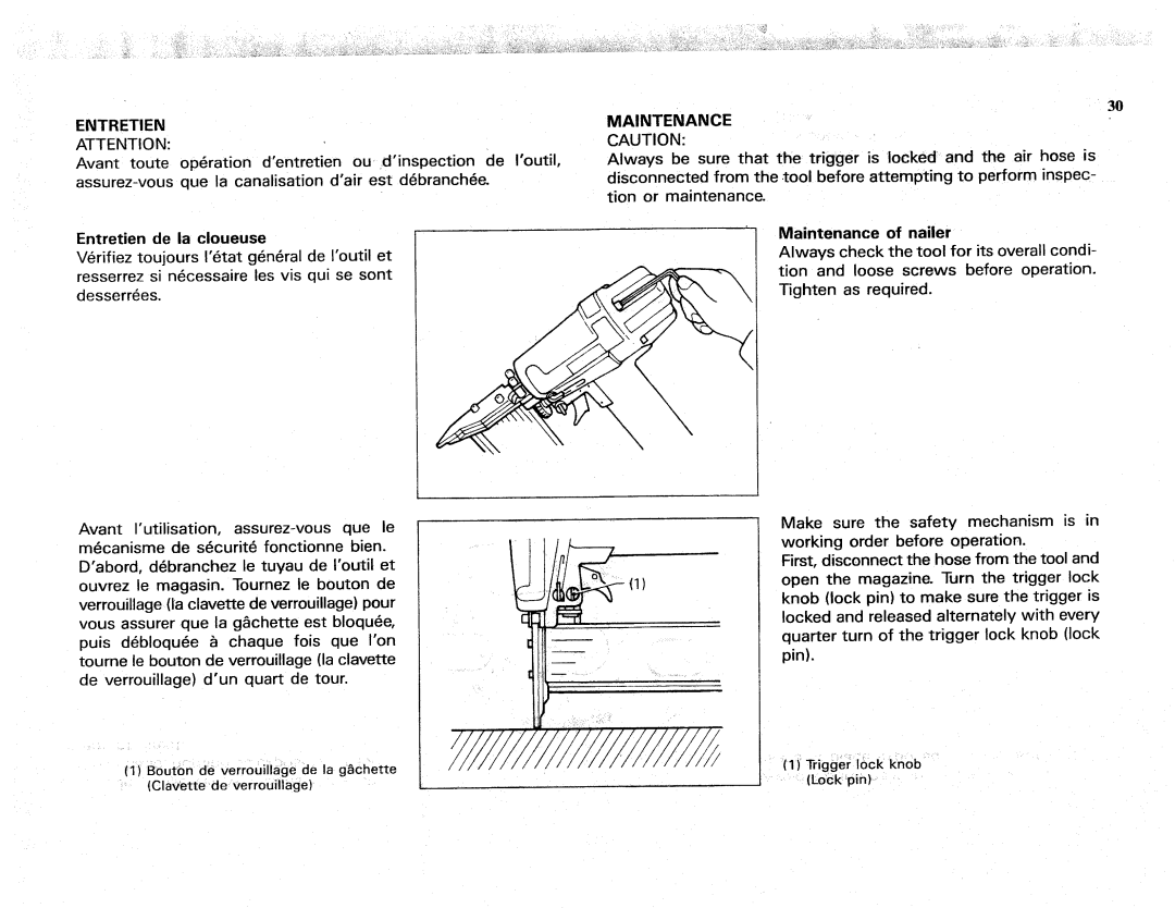 Makita AF502 manual 