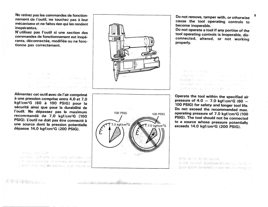 Makita AF502 manual 