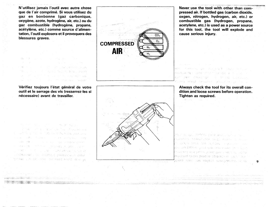 Makita AF502 manual 