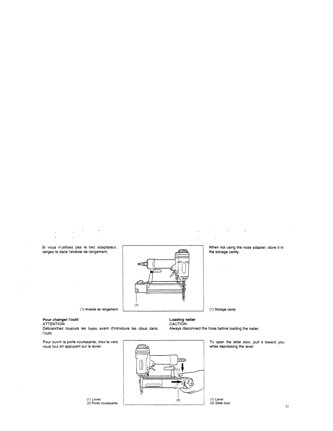 Makita AF503 instruction manual 