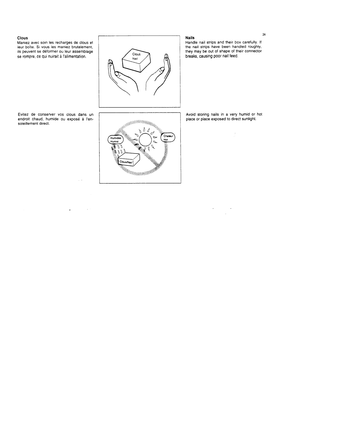 Makita AF503 instruction manual Breaks, causing poor nail feed 