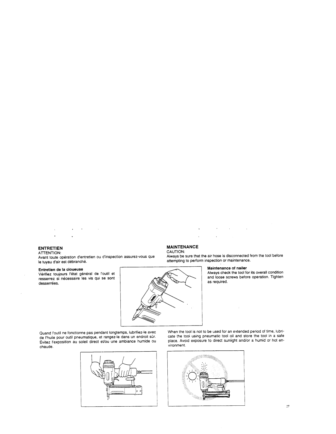 Makita AF503 instruction manual 