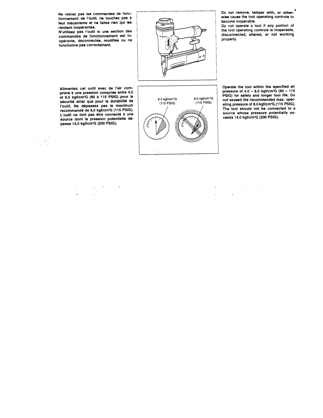 Makita AF503 instruction manual 